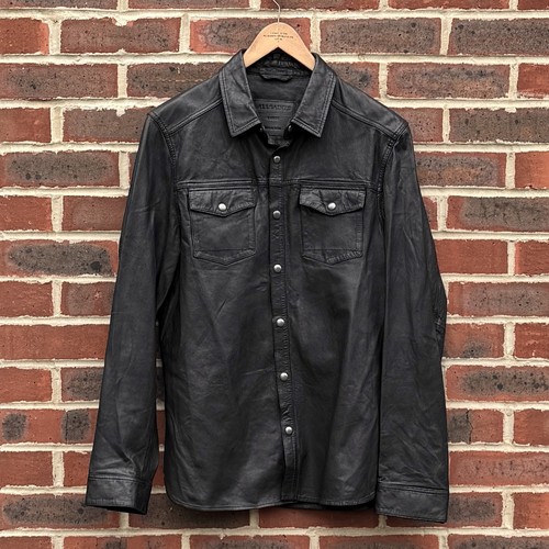 Allsaints mens irwin - irwin, leather