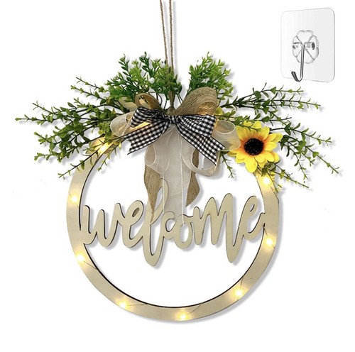 Welcome sign for - sign,