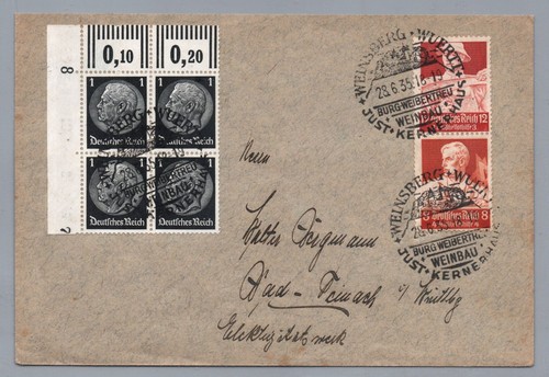 Letter german reich minr - letter,