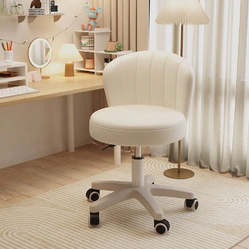 White height adjustable swivel - white,