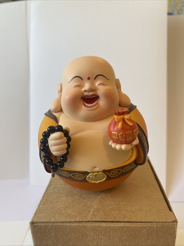 Vintage happy laughing buddha - happy,