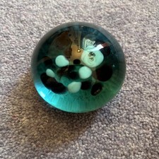 Vintage Art Glass Turquoise