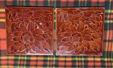 Rare Minton Pair of Tiles by