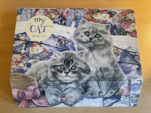 Vintage cat desk - my, set
