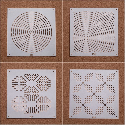 Reusable sashiko stencils - reusable,
