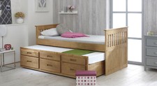 Captains wooden guest bed - captains,