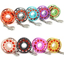 Aviation Aluminum Reel Stainless Steel Double-Ended Snap Hook Diving DSMB/SMB