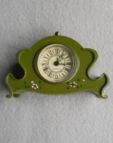 Vintage 60s westclox green - vintage,