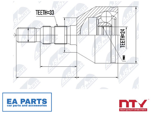 Joint kit drive - kit,, shaft