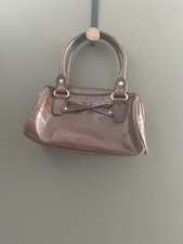 Liz Claiborne Leather Mini Bag Vintage 90s Brown