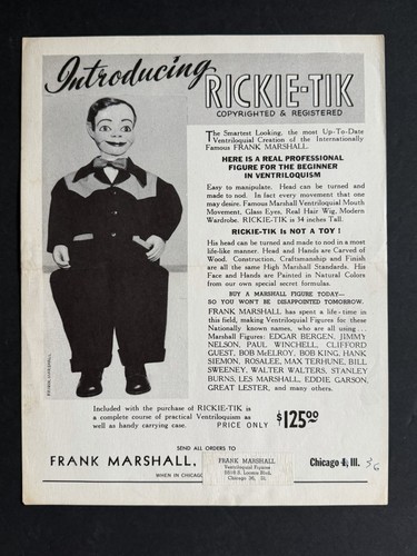 Rare rickie tik figure - rare, rickie-tik