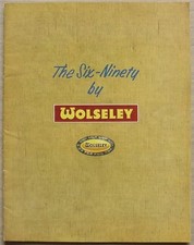 WOLSELEY SIX NINETY 6/90 Car Sales Brochure Feb 1955 #H.5485
