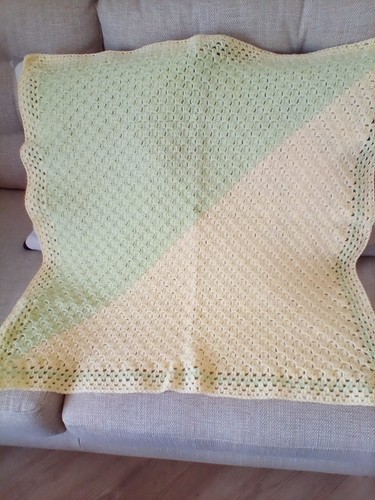 New hand crocheted baby boy - hand, or
