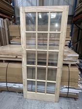 78x33 35mm pine - pine, glazed