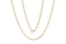 9ct Yellow Gold Oval Belcher