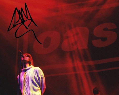 Liam gallagher signed 6 - 8", 6"