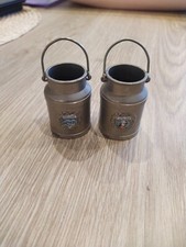 Vintage Grosslockner & Mozart Minature Milk Bucket Pail Ges.Gesch