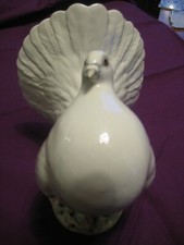 BESWICK CERAMIC WHITE FANTAIL PIGEON 1614 EXCELLENT CONDITION COLLECTABLE