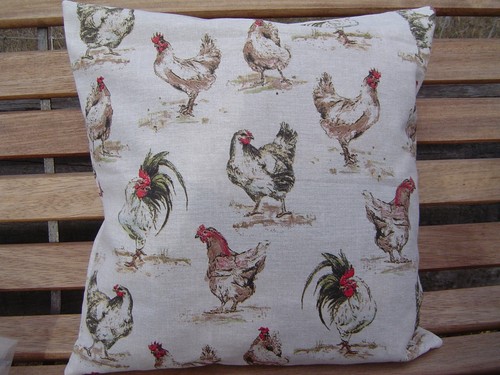Rooster and chicken print - rooster,