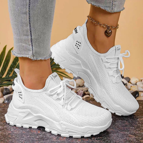 Women chunky sole mesh - chunky,