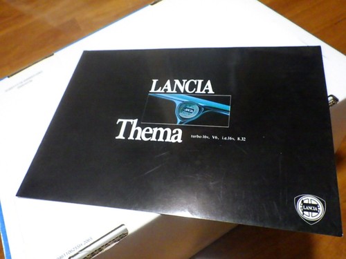 Lancia thema japanese brochure - thema,