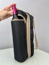 Insulated Wine Bottle Cooler Bag with Glasses & Opener – Picnic Carry Case