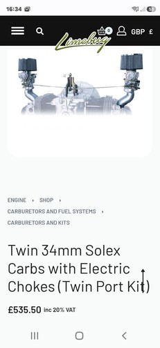 Aircooled twin solex - vw,