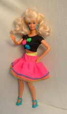 Vintage 80s Mattel - Dance Club Barbie - blonde doll - 1989
