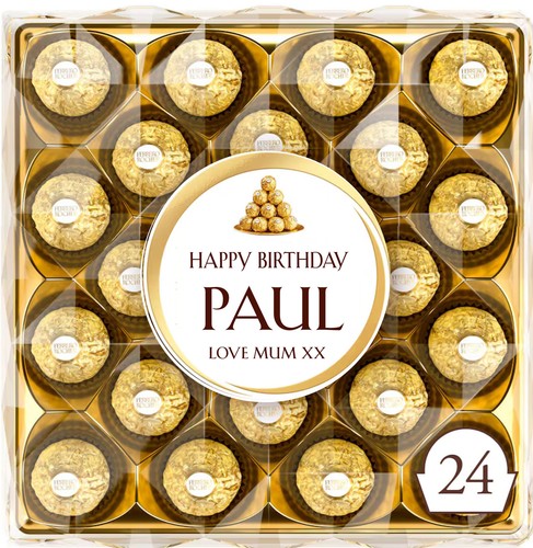 Personalised ferrero rocher - personalised,