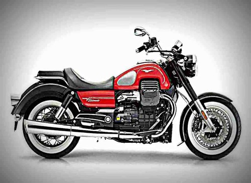 Metal sign moto guzzi - metal,