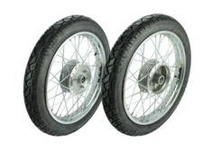 Complete wheels for Simson S51