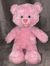 Build a Bear Baby Pink Cuddles Teddy Bear Plush, Heart Nose 16"