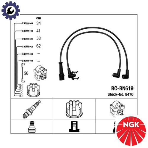 Ignition cable kit 8470 - ignition,
