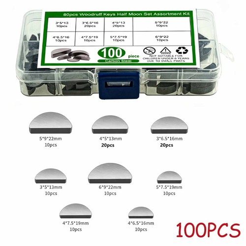 100pcs metric woodruff key - woodruff,