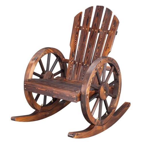 One person rustic wagon wheel - person,