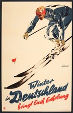 Winter in Germany Skier Ski