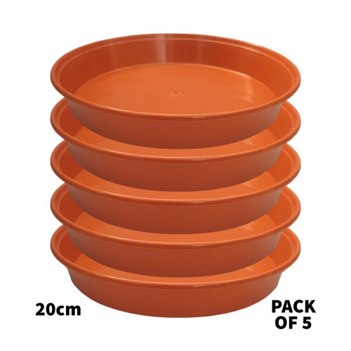20cm terracotta plant pot - 5,