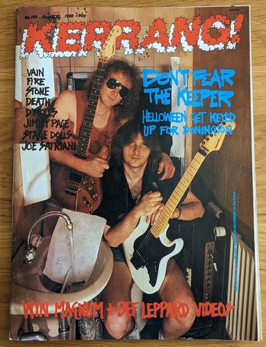 Helloween kerrang issue 199 - kerrang!,