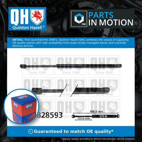 Boot gas strut fits mercedes - strut,