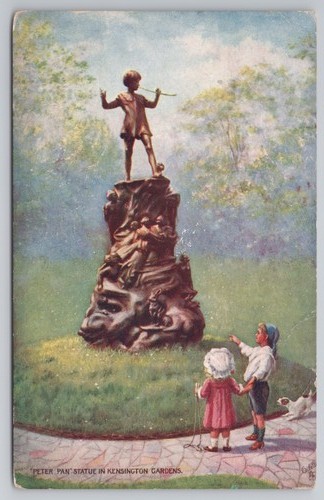 Peter pan statue kensington - pan,