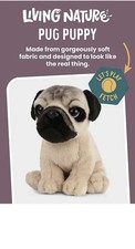Living Nature Pug Puppy Soft