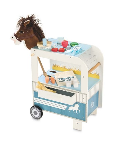 Little town wooden - town, horsebox