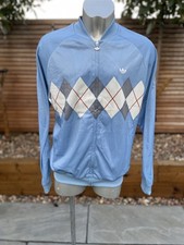 Vintage ADIDAS ORIGINALS IVAN LENDL TRACK TOP  Blue Size Men's Large 2002