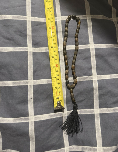Black amber islamic prayer - black,