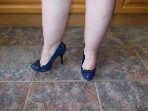 Miss navy patent court - kg,