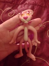 Pink Panther 4.5” Bendy UA Corp Figure 1999 & Pink Panther Burger King Purse