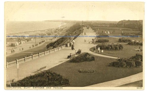 Gorleston cliff gardens - cliff, and