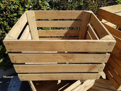 Wooden crate boxes - wooden, storage