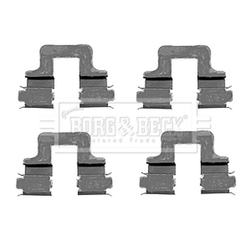 Brake pad fitting - pad, kit