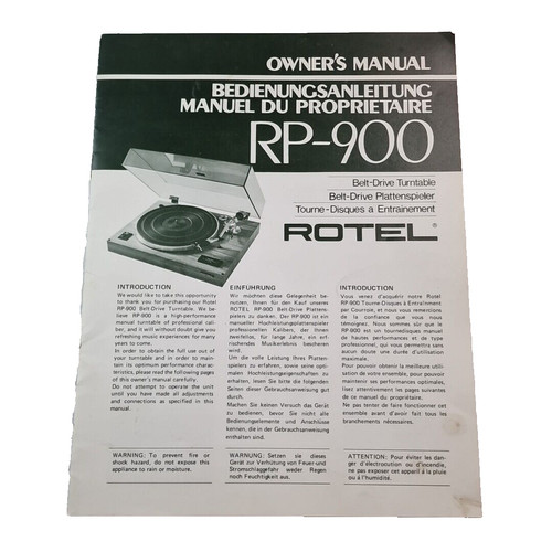 Rotel 900 belt - rotel,